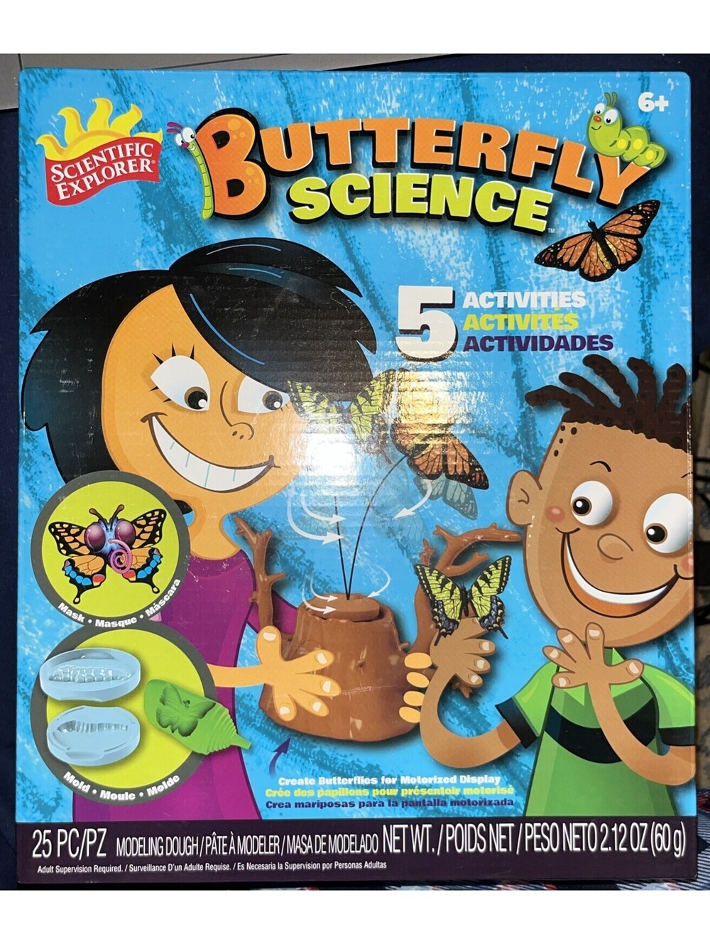 Scientific Explorer Butterfly Science Kit 5 Educational Activities 25 Pieces!